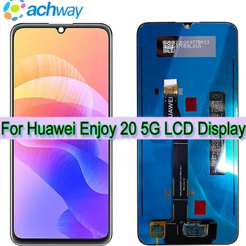 Тестван за Huawei Enjoy 20 5 грама LCD дисплей със сензорен екран Дигитайзер в Събирането на Enjoy 20 5G LCD Дисплей за Huawei Enjoy 20 LCD дисплей