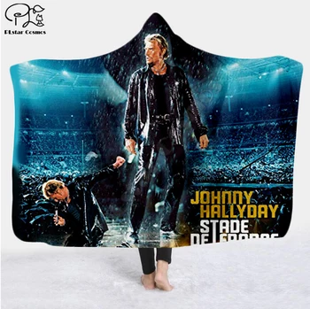 Джони Холидей Одеало с качулка 3D пълен принт Носимое Одеяло За възрастни мъже жени Флисовое Одеяло стил-2