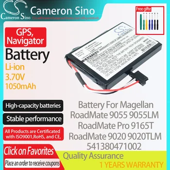 CameronSino Батерия за Magellan RoadMate 9055 9055LM Pro 9165T 9020 9020TLM подходящ за Magellan 03B292FJ20301 GPS, Навигатор на батерията