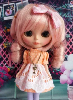 [wamami] Уважаеми Куклено облечи Лолита Пуллип Облекло Оранжево Ръчно изработени Azone