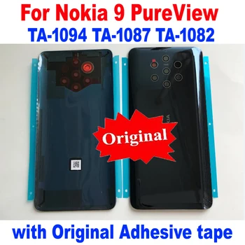 Оригиналната и най-Добрата Задния Капак на Отделението за батерията, Делото, Делото с тиксо За Nokia 9 PureView TA-1094 TA-1087 TA-1082
