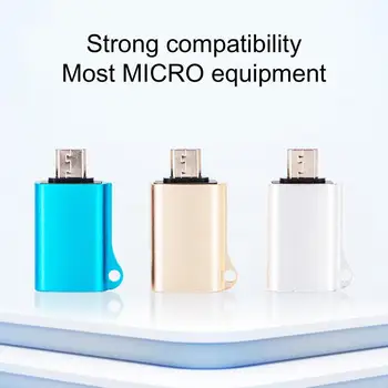 Адаптер за Зарядно устройство За Зареждане и Пренос на данни Mini и Micro-USB към USB Женски Конвертор за Мобилен телефон