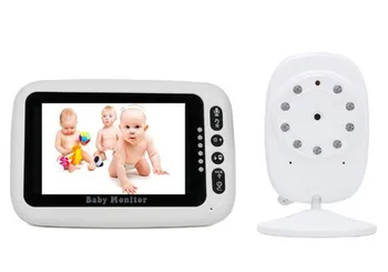 4.3-Инчов Безжичен следи бебето за Големи Разстояния, Домофонна система, Система за Нощно Виждане Камера за Сигурност Аларма Увеличение Наблюдение гледане на деца