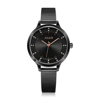 Най-добрите дамски часовник с Японски Кварцов Часовник Изискан Модерен Дамски Часовник Гривна От Неръждаема Стомана Лесен Подарък на едно Момиче за рождения Ден на Julius Box