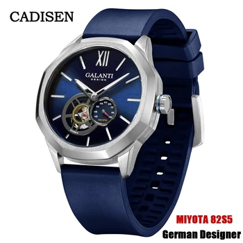 2021 Нов CADISEN Немски ДИЗАЙН на Мъжки Механични Часовници с Луксозни Автоматични Часовници За Мъже Miyota 82S5 10Bar Водоустойчивост на Часовници