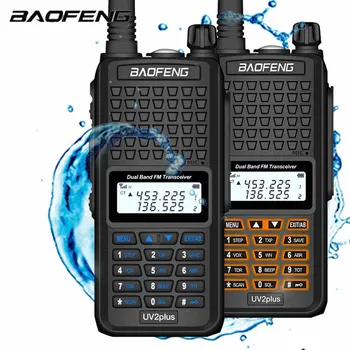 Baofeng Професионална портативна радиостанция BF-UV2plus 10 W Мощен Двухдиапазонная VHF/UHF ДВУСТРАННО радиостанция Typ-C UV5R Pro UV9R Plus