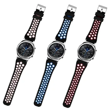 Гривна за Samsung galaxy watch active 2 46/42 мм спортен гривна 20/22 мм Gear S3 силикон каишка за часовник huawei watch gt 2д/2 каишка