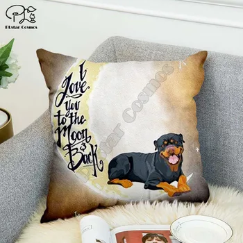 забавна калъфка с 3D принтом кучета мопс, Калъфки за възглавници от полиестер, Декоративни Калъфки за възглавници, калъфка с двустранен печат, стил-1