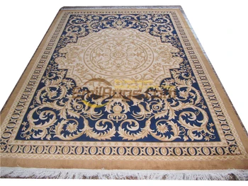 за килими wooly килим издълбани килим В традиционен стил, с Ръчно изработени, Декорация на пода в стаята, Квадратен китайски килим обюссонский