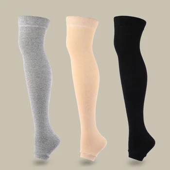 Ластични Чорапи До Коляното С Отворени Пръсти, Компресия Чорапи До Прасците, Лечение На Разширени Вени, Оформяйки Степен Чорапи Високо Налягане