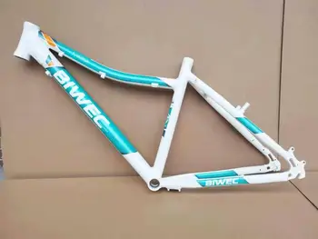ПОСЛЕДНАТА велосипедна рамка BIWEC 26x17 инча МТБ велосипедна рамка 26 нлп рамки за планински велосипеди сверхлегкая рамка от алуминиева сплав велосипедни детайли