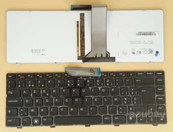 Белгийската клавиатура BE за Dell New Inspiron 14R N4050 M4040 N4110 N4120 M4110, 15R N5040 N5050 M5040 M5050, 0J4RF8 0W9RV1, с подсветка