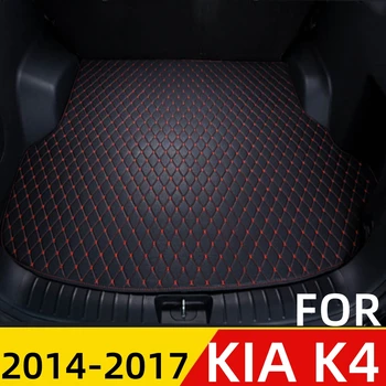 Подложка За Багажник на Автомобил KIA K4 2014 2015-2017 всички сезони XPE Плосък Страничен Задната част на Товарен Делото Килим Подложка Опашката Авточасти Багажник Багажника Мат
