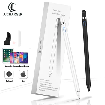 Универсална Емкостная Дръжка със Сензорен Екран Stlus Smart Pen за IOS/Android Система на Apple iPad Smart Phone Pen Стилус Молив Сензорна Писалка