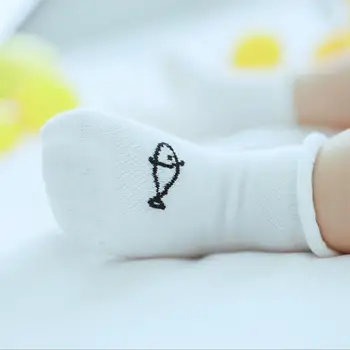 Пролет-лято окото фините детски чорапи за новородени без кости, свободни детски чорапи за деца 0-3 години, детски чорапи-3 чифта/лот