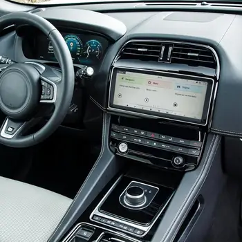 10,25-инчов Android 9,0 Актуализиран оригиналът на екрана Автомобилен мултимедиен плеър за Jaguar F-PACE 2016-2018 (Оригинал без DVD)