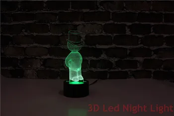 Безплатна доставка Изложба в Хола 3D Led нощна светлина с CE Сертификат и UL YJM-2891
