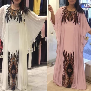 Richkeda Store Нови Вечерни Рокли 2021 години За Жените, по-Големи Размери, на Макси рокля с Африканските Принтом, Мюсюлманската Модно рокля Абая Boho